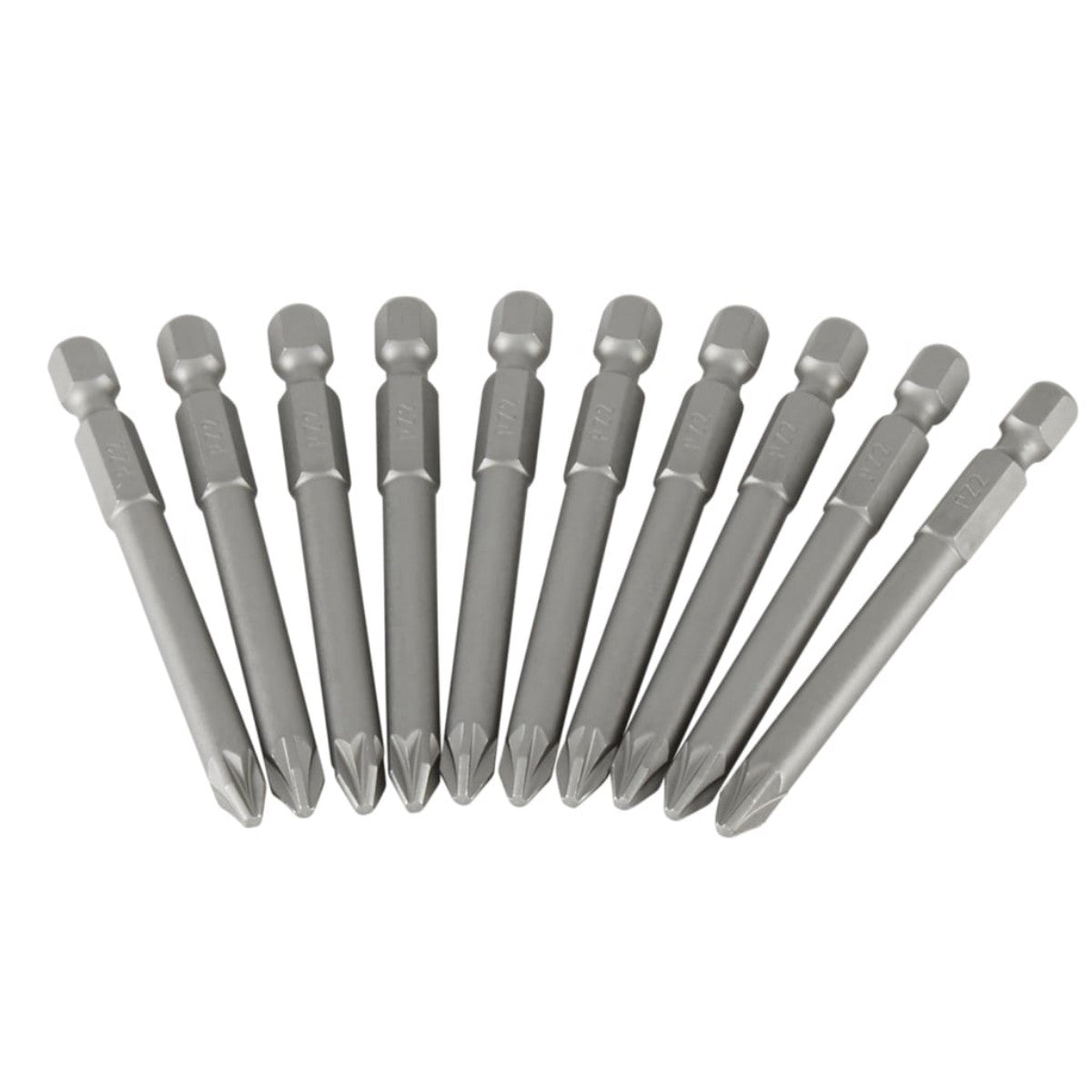 STANLEY Hand Tools Pozidriv Power Bits PZ2 x 70mm (Box 10) STA368804B