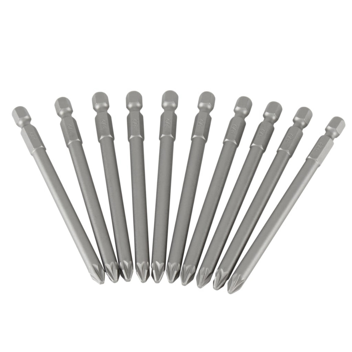 STANLEY Hand Tools Pozidriv Power Bits PZ2 x 100mm (Box 10) STA368807B