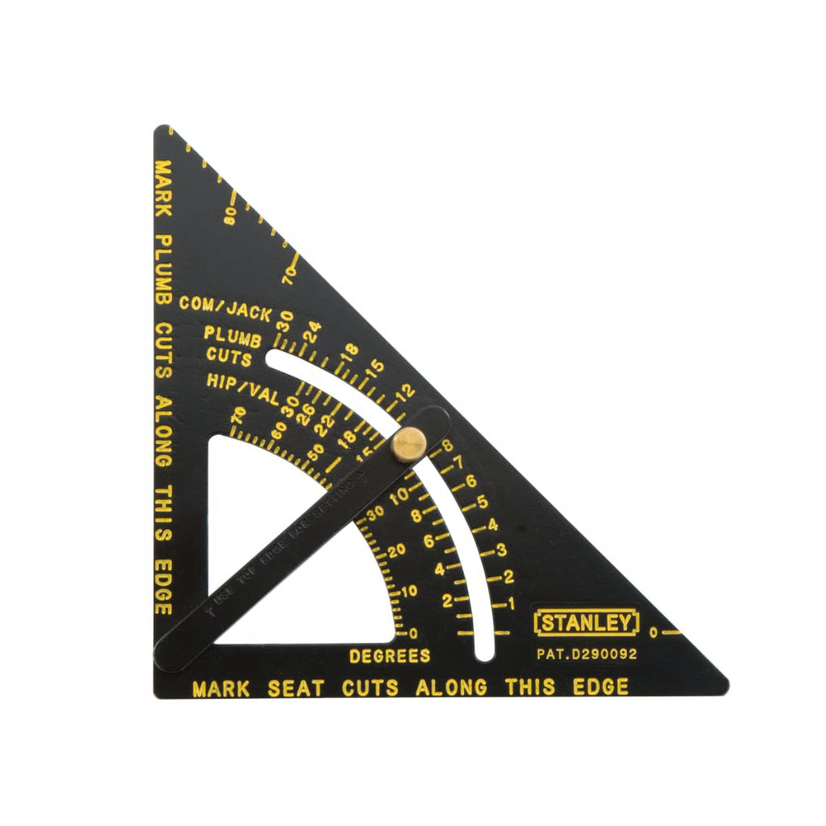 STANLEY Hand Tools Adjustable Quick Square 170mm (6.3/4in) STA46053