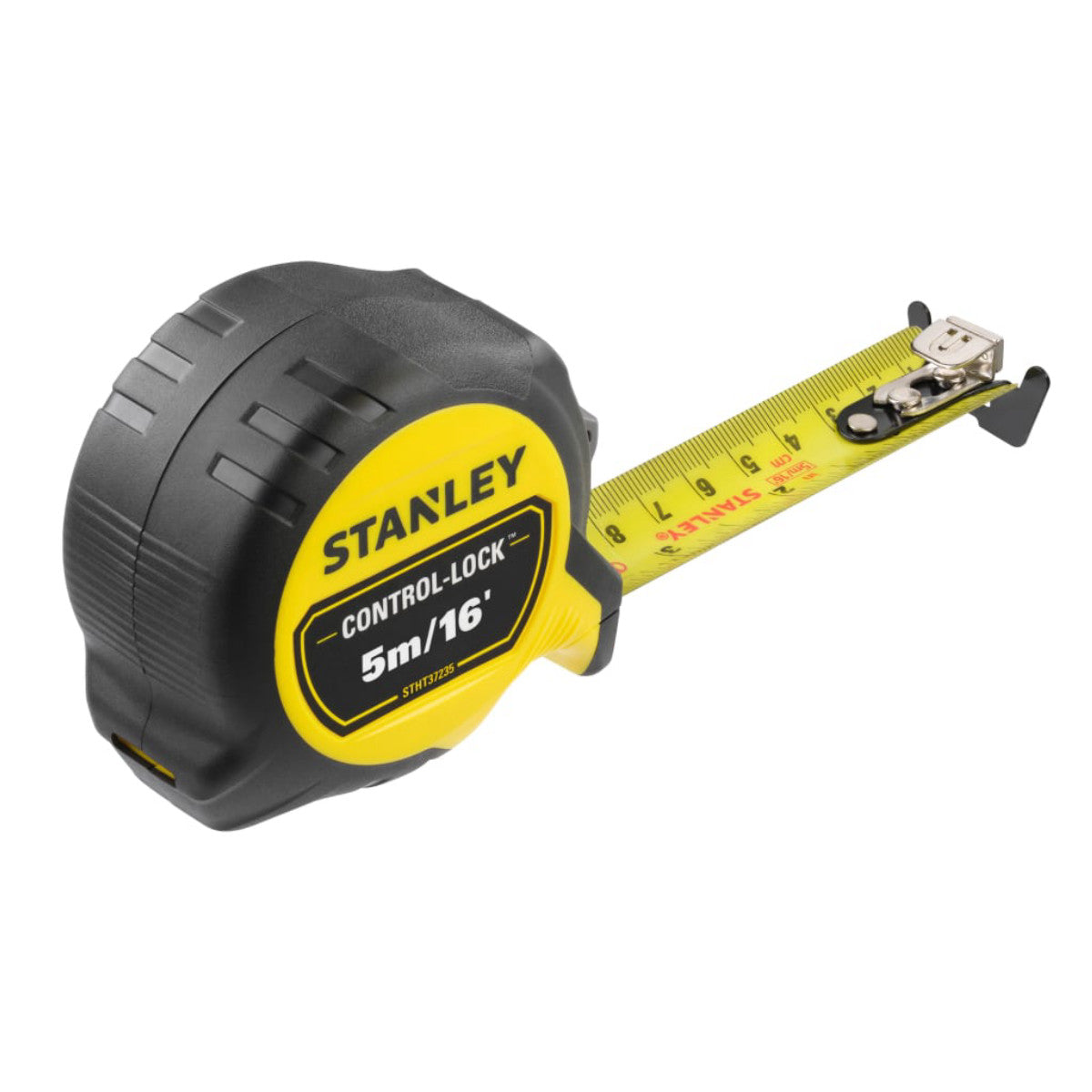 STANLEY Hand Tools CONTROL-LOCK Pocket Tape 5m/16ft (Width 25mm) STA537235