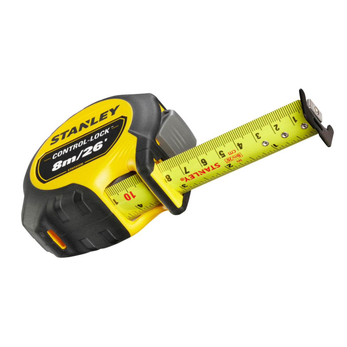 STANLEY Hand Tools CONTROL-LOCK Pocket Tape 8m/25ft (Width 25mm) STA537236