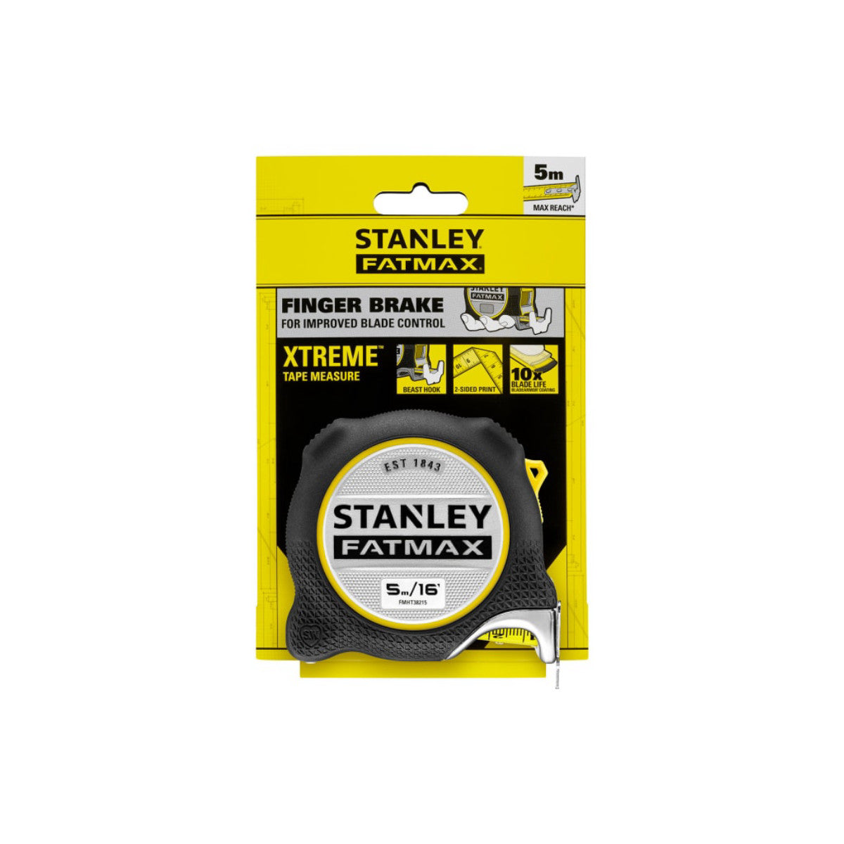 STANLEY Hand Tools FATMAX XTREME Tape Measure 5m/16ft (Width 32mm) STA538215