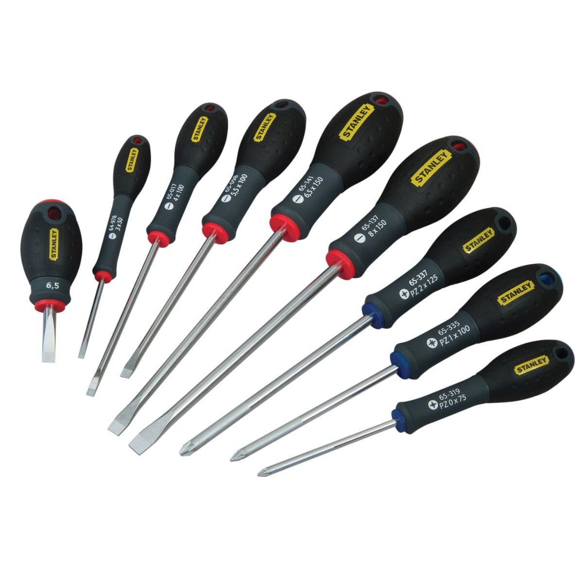 STANLEY Hand Tools FatMax Screwdriver Set, 9 Piece STA565424