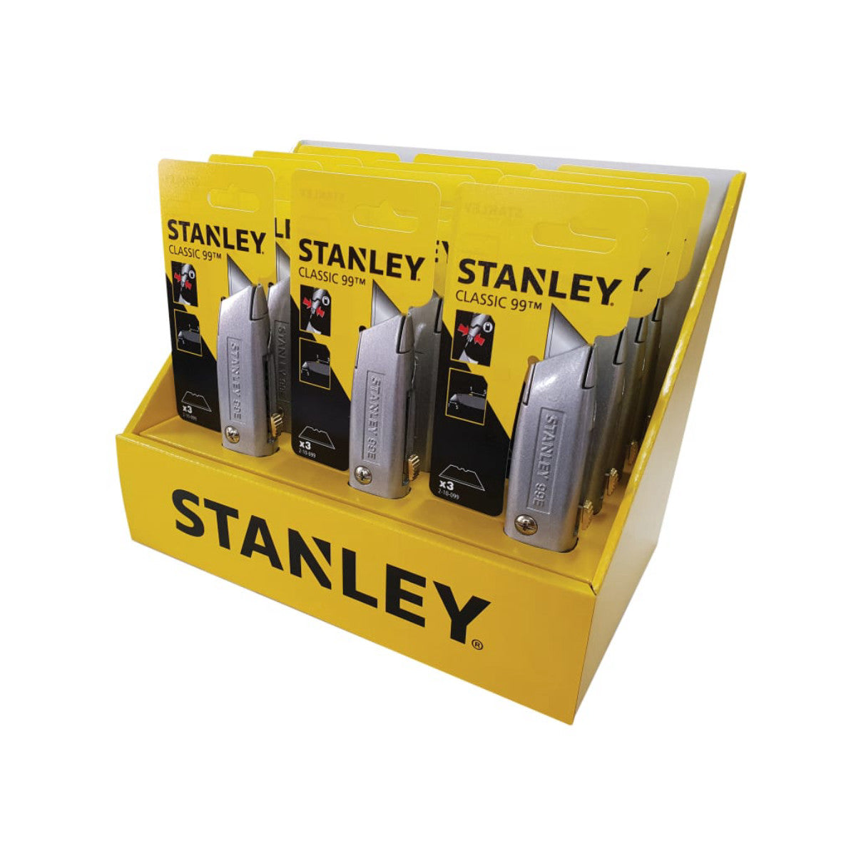 STANLEY Hand Tools 99E Counter Display of 12 Knives STA910099