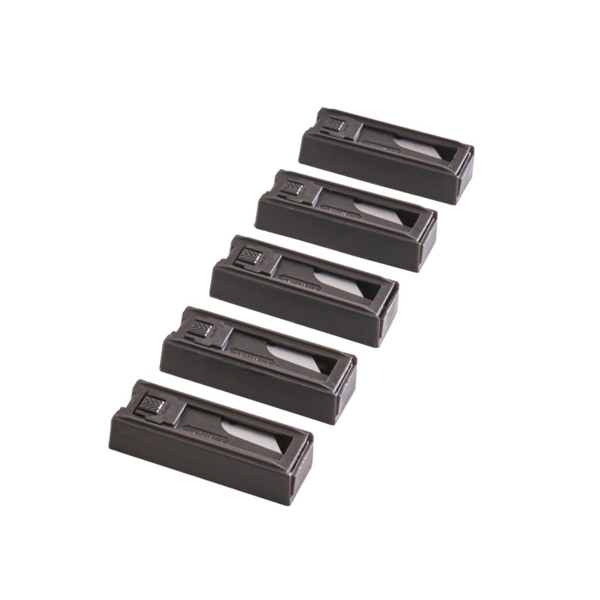 STANLEY Hand Tools 99E Trimming Knife Twin Pack with 50 Spare Blades in Organiser STA910899