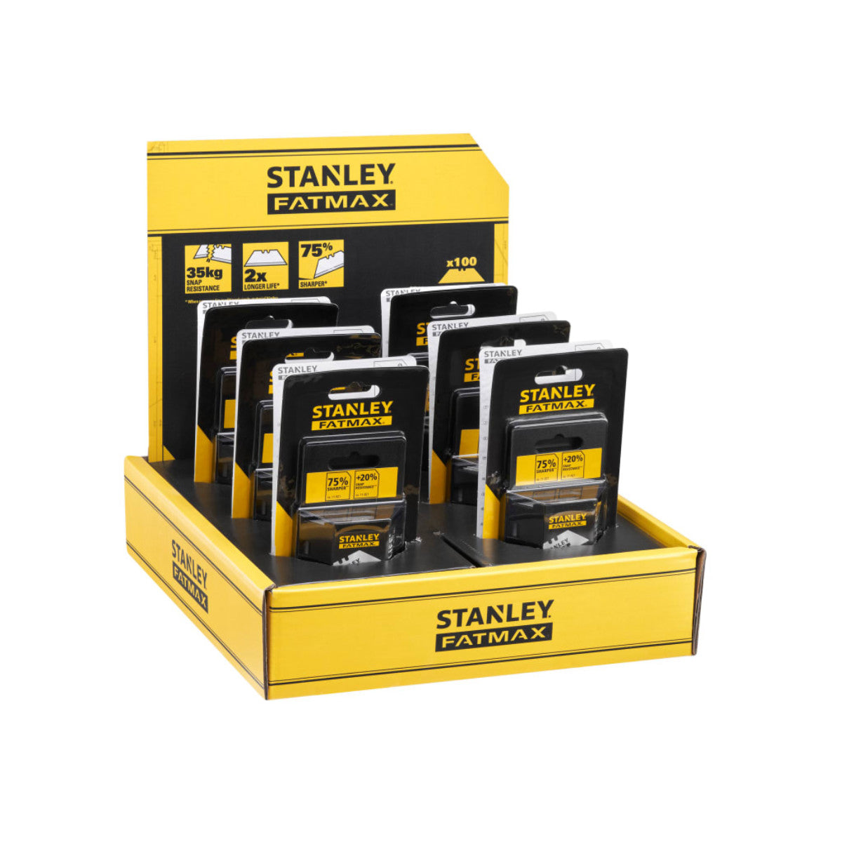 STANLEY Hand Tools FatMax Heavy-Duty Blades (Dispenser of 100) STA911700