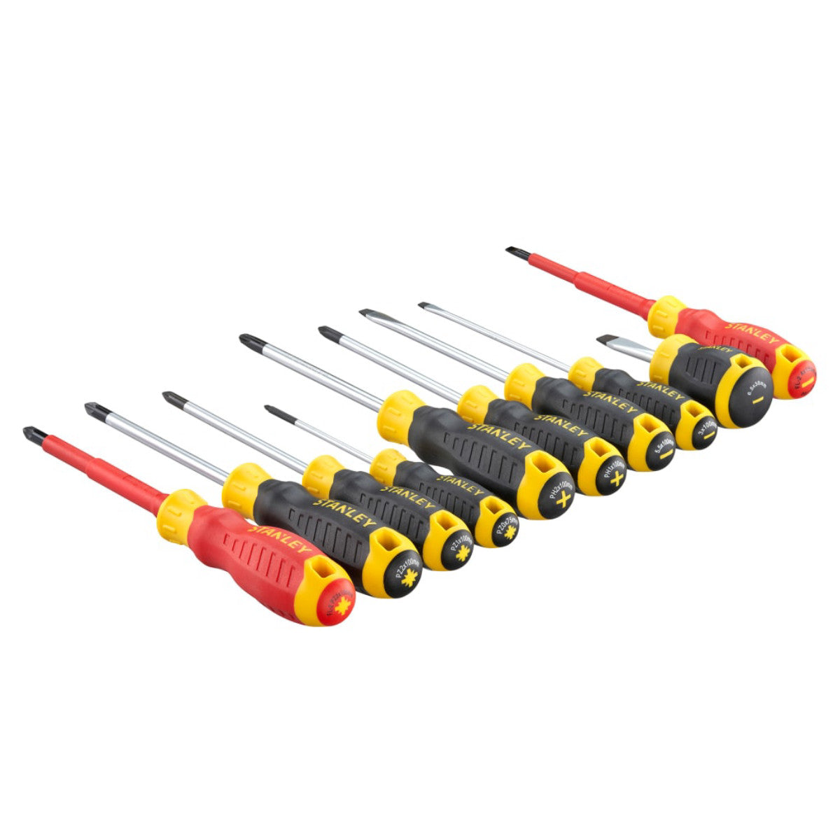STANLEY Hand Tools Mixed Screwdriver Set in Wallet, 10 Piece STA960035