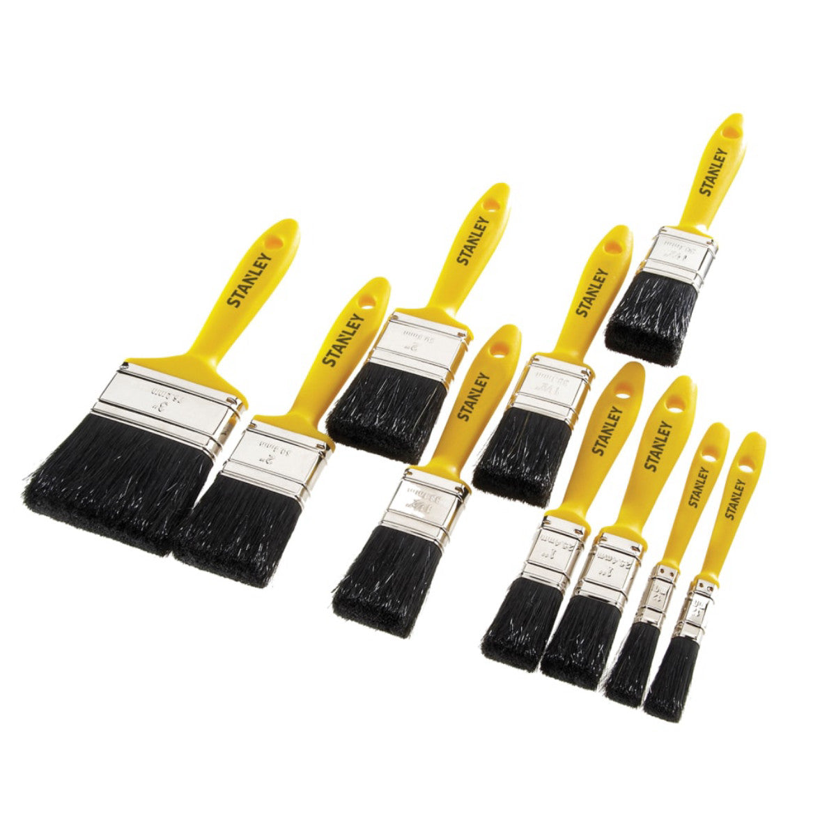 STANLEY Hand Tools Hobby Paint Brush Set, 10 Piece STAHOBBY10