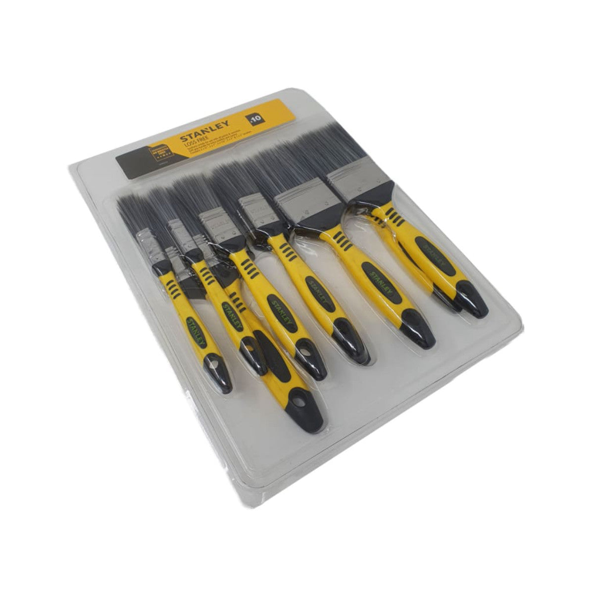 STANLEY Hand Tools No Loss Paint Brush Set x 10 STPPLF10 STASTPPLF10