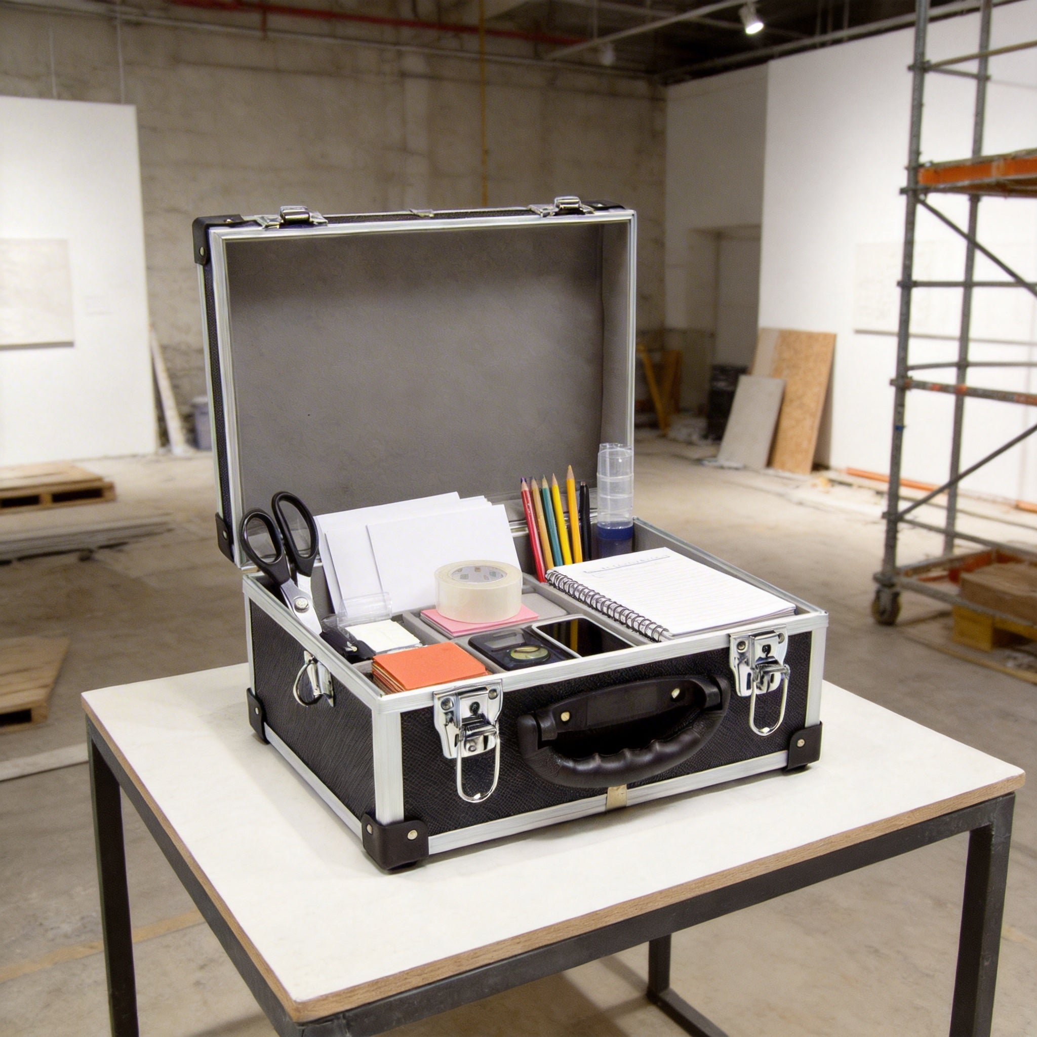 Wolf 320mm Black Aluminium Storage Case